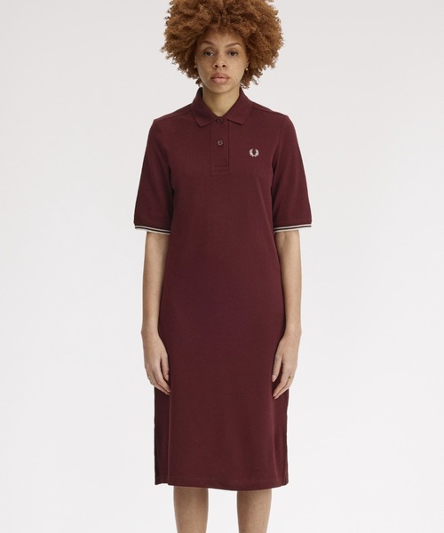 FRED PERRY（フレッドペリー） ワンピース Sheer Tipped Polo Dress