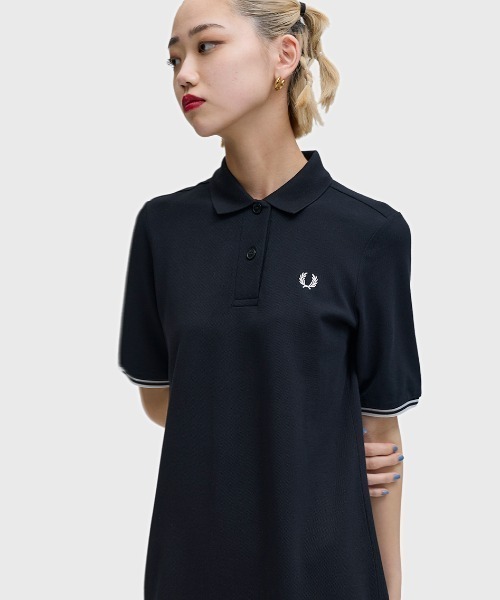 FRED PERRY（フレッドペリー） ワンピース Sheer Tipped Polo Dress