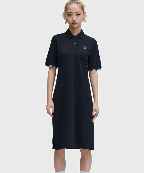 FRED PERRY（フレッドペリー） ワンピース Sheer Tipped Polo Dress