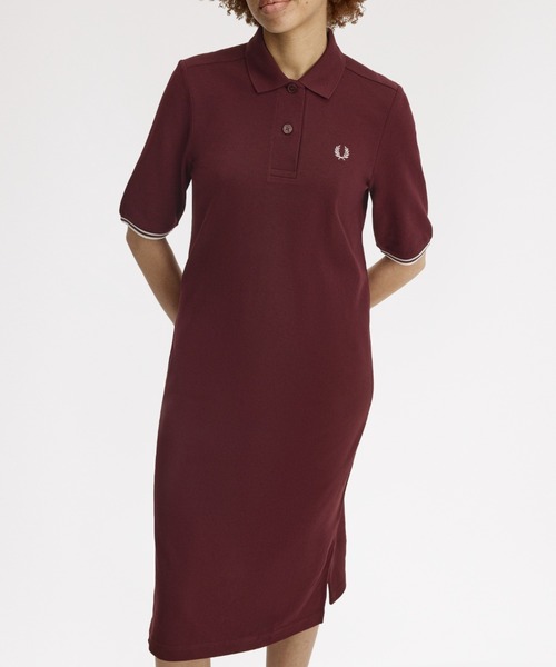 FRED PERRY（フレッドペリー） ワンピース Sheer Tipped Polo Dress
