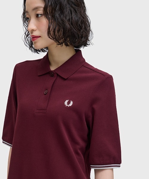 FRED PERRY（フレッドペリー） ワンピース Sheer Tipped Polo Dress