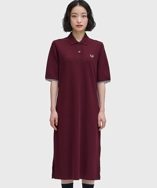FRED PERRY（フレッドペリー） ワンピース Sheer Tipped Polo Dress