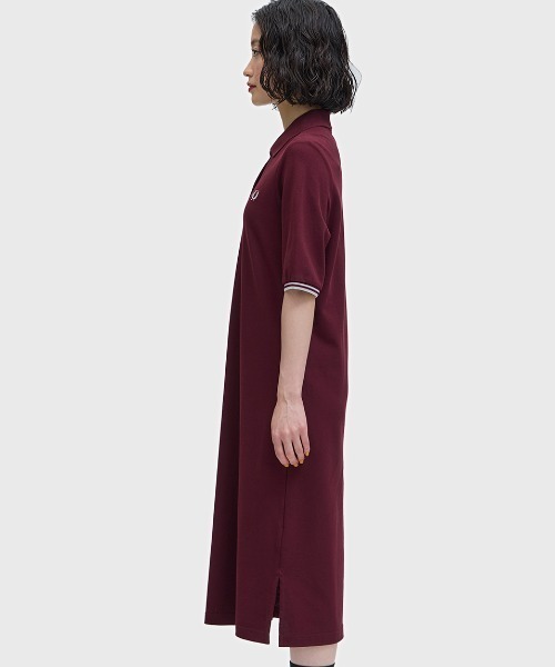 FRED PERRY（フレッドペリー） ワンピース Sheer Tipped Polo Dress