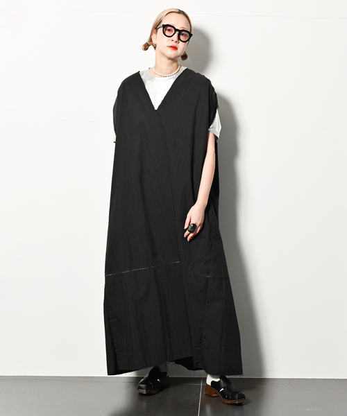 「CITYSHOP」 ノースリーブワンピース 36 ホワイト レディースの画像