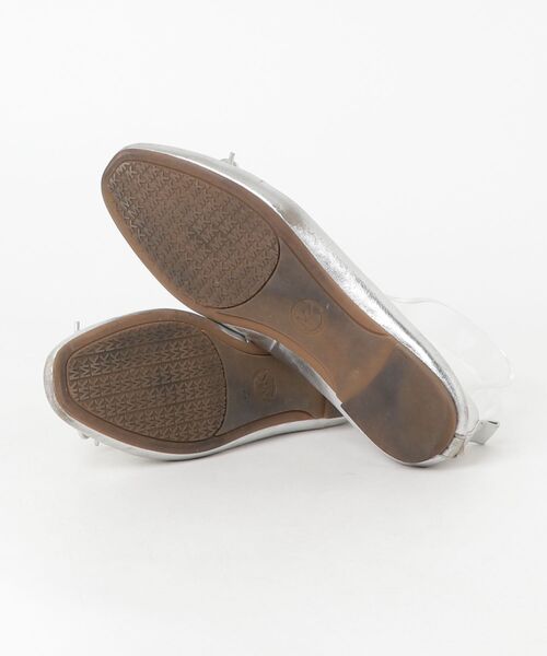 「MICHAEL KORS」 フラットパンプス 6 シルバー レディース_画像3