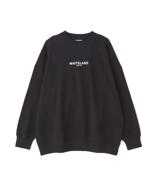 「WHITELAND」 スウェットカットソー MEDIUM カーキ メンズ_画像2