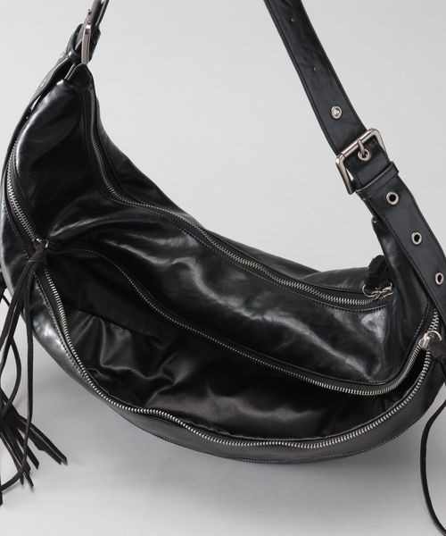 新品未使用　JEANASIS ブラック ショルダーバッグ JEANASIS（ジーナシス） ショルダーバッグ FREE ブラック レディース