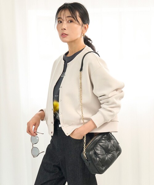 「UNFILO」 カーディガン MEDIUM ブラウン レディース_画像3