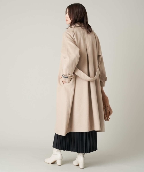 「a.v.v」 ステンカラーコート 42 ブラック レディース_画像7