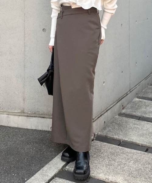 STYLEMIXER（スタイルミキサー） ロング スカート アイラインラップ