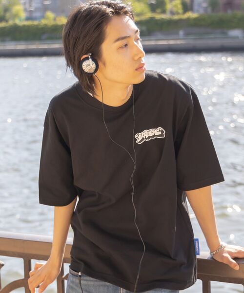 「SEQUENZ」 半袖Tシャツ X-LARGE ブラック メンズ_画像3