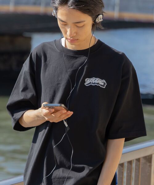 「SEQUENZ」 半袖Tシャツ X-LARGE ブラック メンズ_画像8