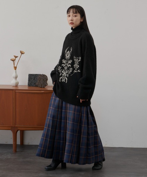 「Libra Cue」 プリーツスカート FREE ブラウン レディース_画像5