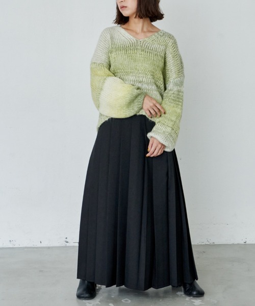 「Libra Cue」 プリーツスカート FREE ブラウン レディース_画像8