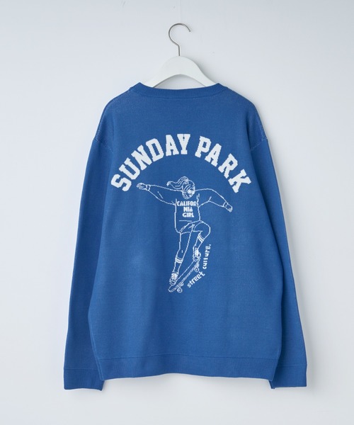 「CIAOPANIC TYPY」 長袖ニット MEDIUM ブルー メンズ_画像8