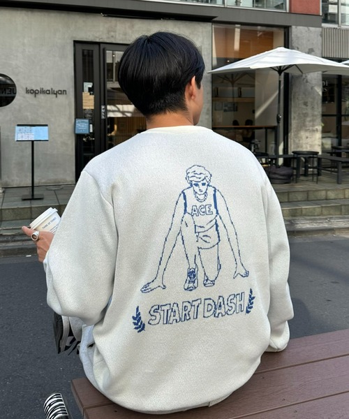 「CIAOPANIC TYPY」 長袖ニット MEDIUM ブルー メンズ_画像9