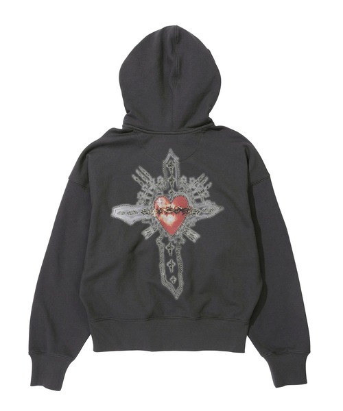 SCULPTOR」 ジップアップパーカー MEDIUM オフホワイト レディース Zip