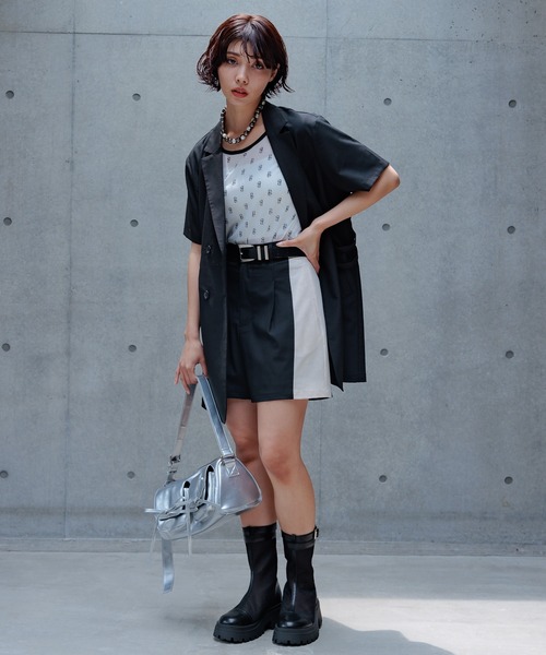 「PAGEBOY」 ショルダーバッグ FREE シルバー レディース_画像5