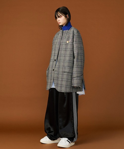 SeeSew パンツ 「UNISEX」SATIN LINE PANTS/サテンラインパンツ メンズ