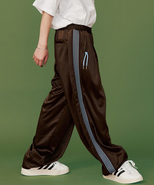 SeeSew パンツ 「UNISEX」SATAIN LINE PANTS/サテンラインパンツ