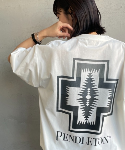 PENDLETON（ペンドルトン） tシャツ 別注 ドローコード付き ネイティブ