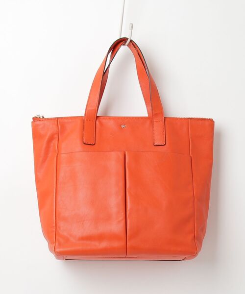 ANYA HINDMARCH」 トートバッグ - オレンジ レディース 【公式通販】