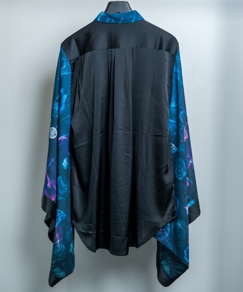 BACKSTAGE PASS（バックステージパス） シャツ KIMONO-SKULLS N