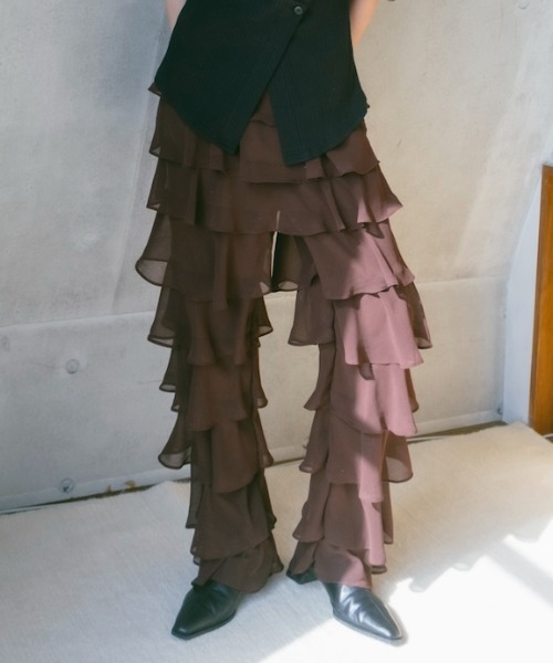 sahara（サハラ） パンツ Tiered Pants レディース : ZOZOTOWN Yahoo