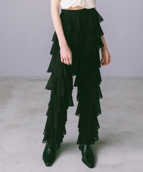 さはら sahara（サハラ） パンツ Tiered Pants レディース : ZOZOTOWN Yahoo
