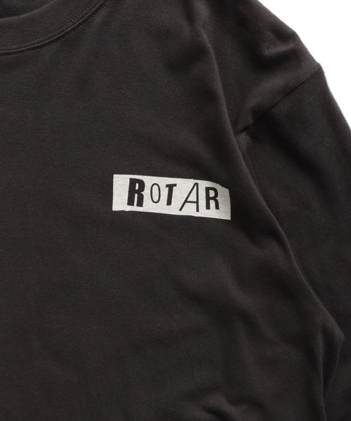 「ROTAR」 長袖Tシャツ SMALL ホワイト メンズ_画像5