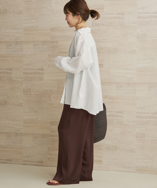 plage（プラージュ） ブラウス シャツ Back open シャツ レディース