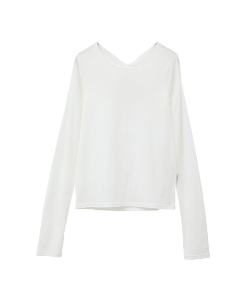 「Julier Yoga and Relax」 長袖カットソー 0 ブラック レディース_画像6