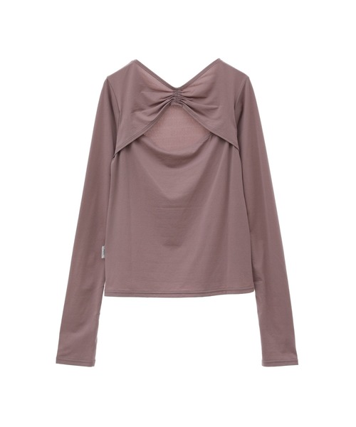 「Julier Yoga and Relax」 長袖カットソー 0 ブラック レディース_画像7