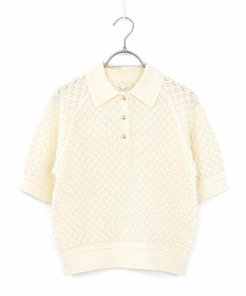 Marilyn Moon（マリリンムーン） カーディガン diamond openwork polo