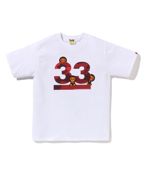 tシャツ A BATHING APE 33RD ANNIV. BABY MILO TEE メンズ レディースの画像