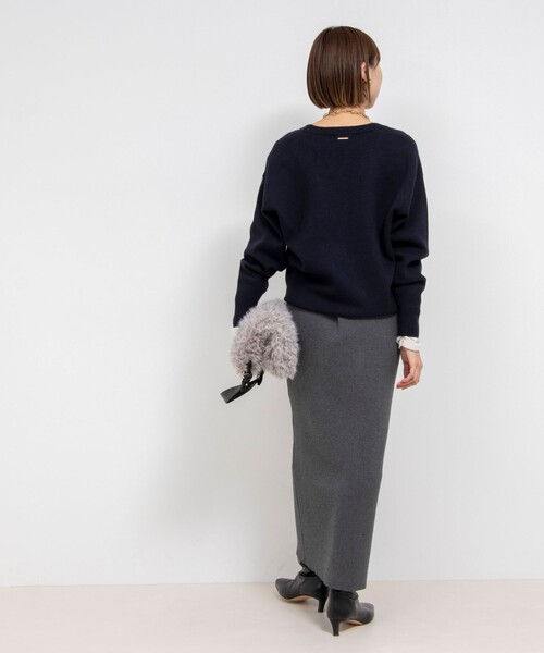 「NOLLEY'S」 ニットカーディガン 38 オフホワイト レディース_画像9