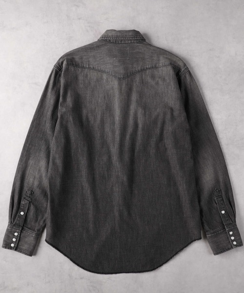 Wrangler（ラングラー） 長袖シャツ M ブラック メンズ : ZOZOTOWN