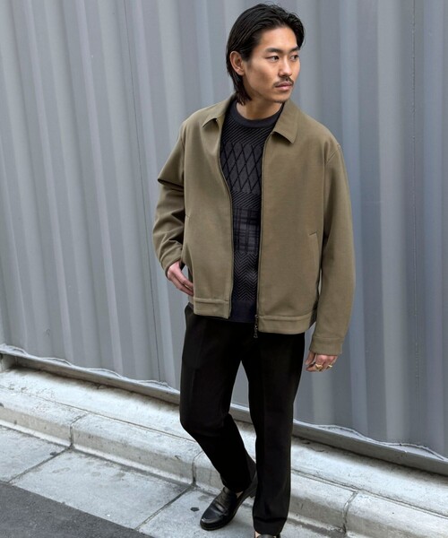 「NOLLEY'S LIGHT」 ブルゾン M チャコールグレー メンズ_画像5