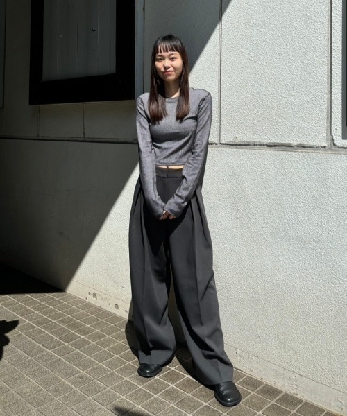 TODAYFUL 「TODAYFUL」 パンツ 36inch ブラック レディース : ZOZOTOWN 