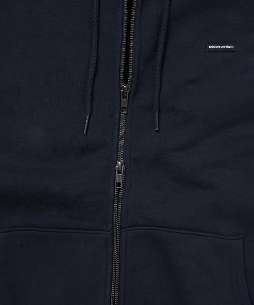 「thisisneverthat」 ジップアップパーカー S ヘザーグレー メンズの画像