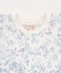ベビー服 ロンパース 花柄フリル2WAYオールの詳細画像3
