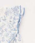 ベビー服 ロンパース 花柄フリル2WAYオールの詳細画像4