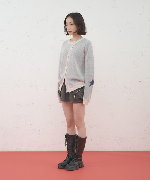 「FCMM」 カーディガン MEDIUM グレー レディース_画像9