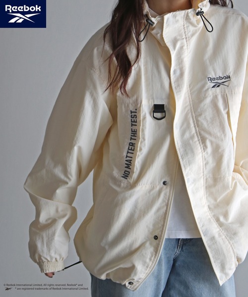 「COURO」 「Reebok」お山パーカー L 象牙色 レディース