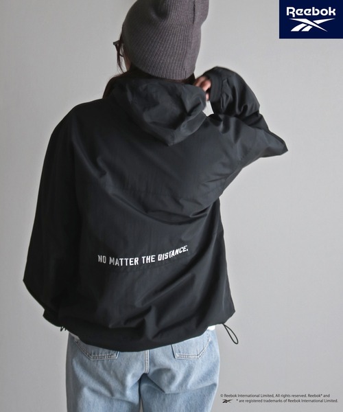 「COURO」 「Reebok」お山パーカー L 象牙色 レディース