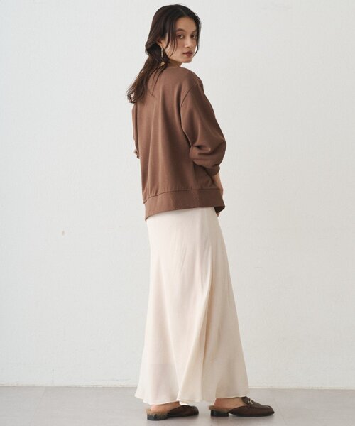 「LOUNGEDRESS」 フレアスカート MEDIUM ブラウン レディース_画像6