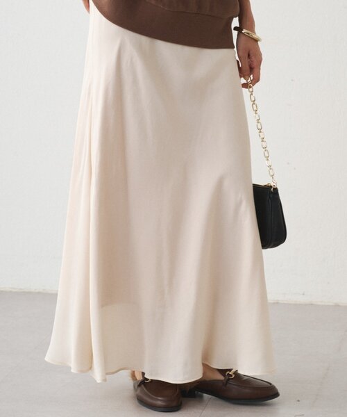 「LOUNGEDRESS」 フレアスカート MEDIUM ブラウン レディース_画像8