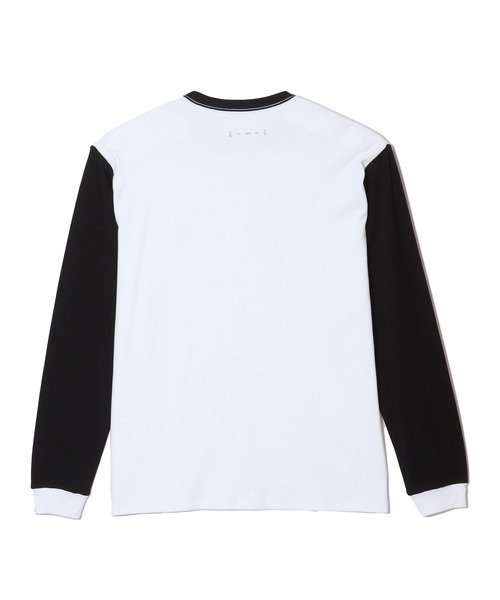 「CRIMIE」 長袖Tシャツ L ブラック×ホワイト メンズ_画像2