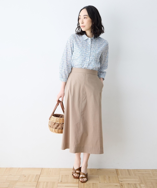 「DECOY SINCE 1981」 フレアスカート 70 ネイビー レディース_画像7