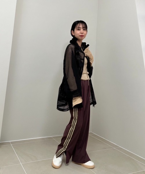 「emmi」 ジャージパンツ 1 ライトブルー レディース_画像2